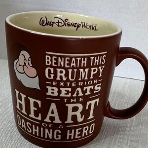 Disney Parks Grumpy Mug beneath this grumpy exterior beats the heart of .. hero